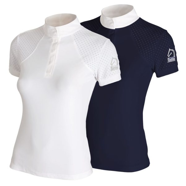 Maglia da concorso da donna con inserti microforati