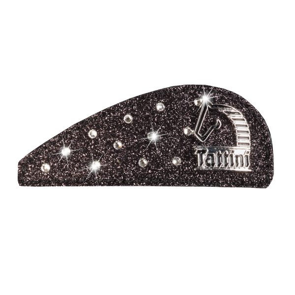 Patch Lurex nero e strass
