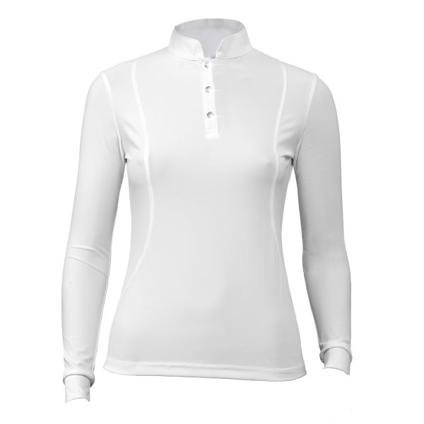 Maglia da concorso da donna con bottoni gioiello